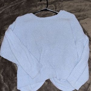 Light Blue Knitted Long Sleeve